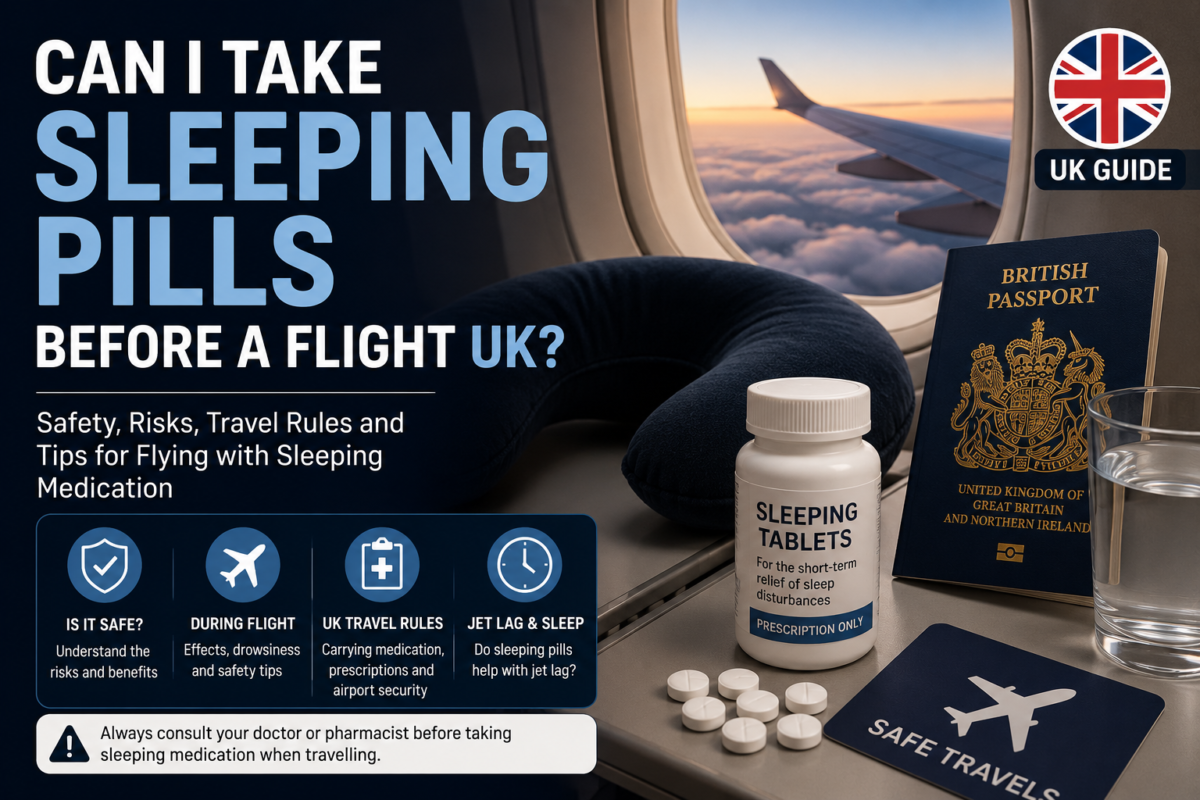 Can I Take Sleeping Pills Before a Flight UK Safety Tips